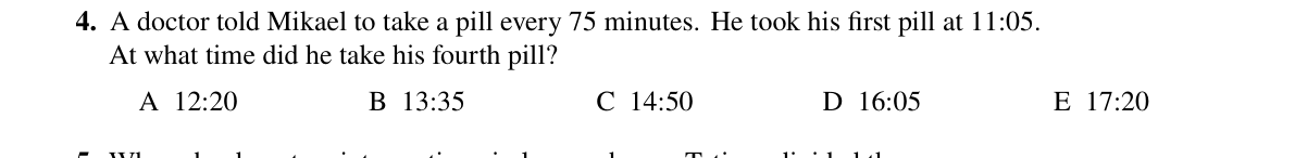 Question 4 (2023)