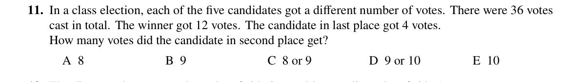 Question 11 (2023)