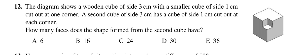 Question 12 (2023)