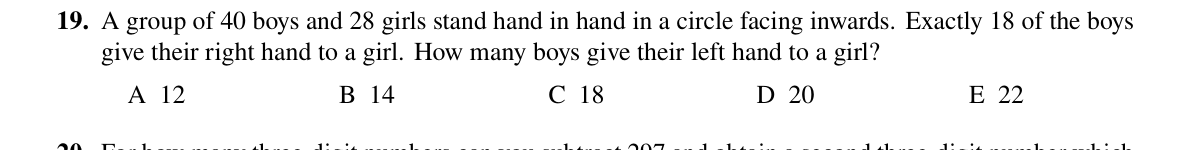 Question 19 (2023)
