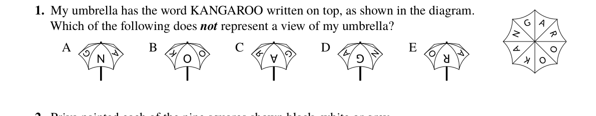 Question 1 (2024)