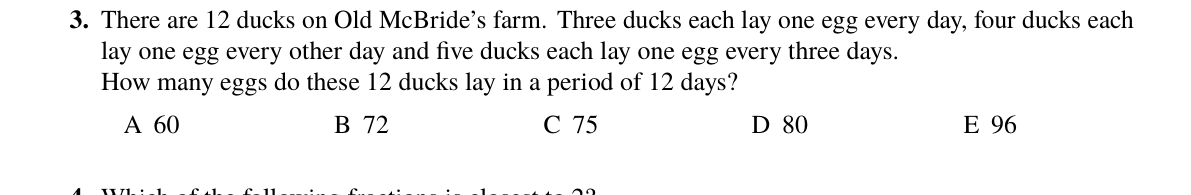 Question 3 (2024)