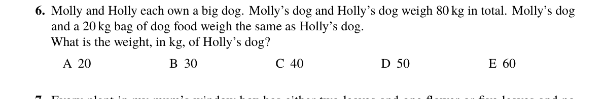 Question 6 (2024)