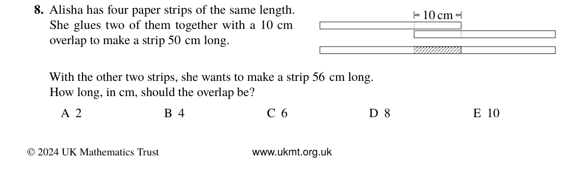 Question 8 (2024)