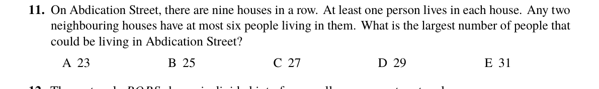 Question 11 (2024)