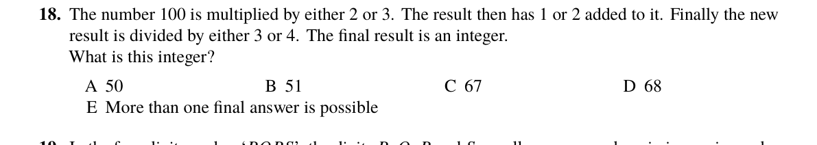 Question 18 (2024)