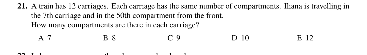 Question 21 (2024)