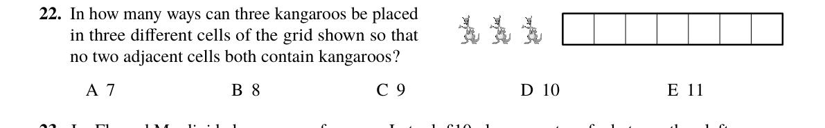 Question 22 (2024)
