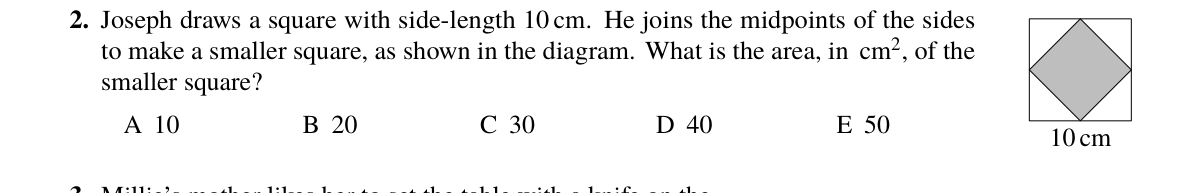 Question 2 (2025)