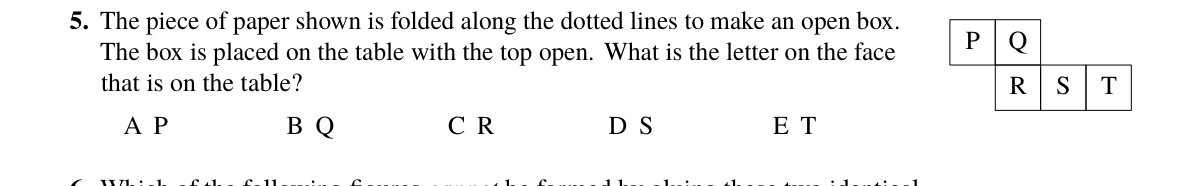 Question 5 (2025)