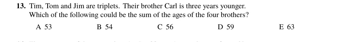 Question 13 (2025)