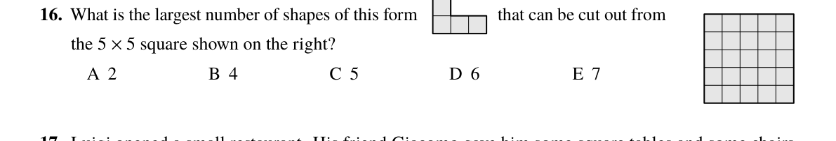 Question 16 (2025)