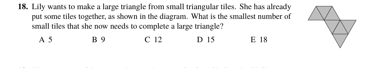 Question 18 (2025)