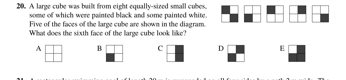 Question 20 (2025)