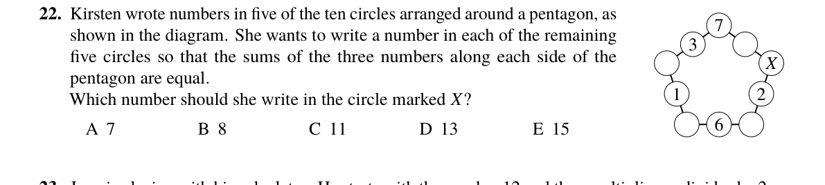 Question 22 (2025)