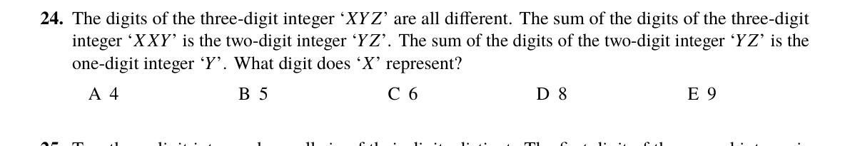 Question 24 (2025)